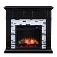 thumbnail image 6 of SEI Electric Fireplace with Marble Surround - Touch Screen & Realistic Flames-Color:Black, 6 of 6