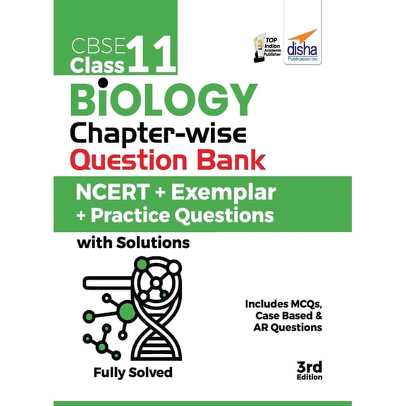 CBSE Class 11 Biology Chapter-wise Question Bank - NCERT   Exemplar   Practice Questions with Solutions - 3rd Edition, (Paperback)