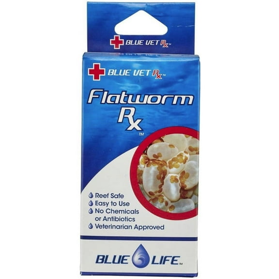 Blue Life Flatworm Rx Control [Aquarium Parasite and Ick Care, Aquarium Supplies] 2 oz (2 x 1 oz)