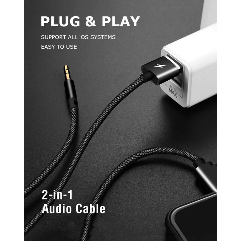 Car charger and aux clearance cord in one walmart