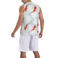 thumbnail image 5 of Wukai Koi Fish Corals,Spring Summer Men’s Basketball JerseySmall, 5 of 7