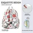 thumbnail image 2 of Botanical Garden Print Backpack for Student Spacious Adjustable Straps Chest Strap Lightweight Durable School Backpack for Student and Students, 2 of 5