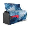 thumbnail image 3 of Salouo Abstract Ocean Waves for Magnetic Mailbox Covers Waterproof Post Box Cover Post Letter Box Cover Post Box Cover Home Decor for Garden/Yard /Farmhouse-21x18 in, 3 of 8