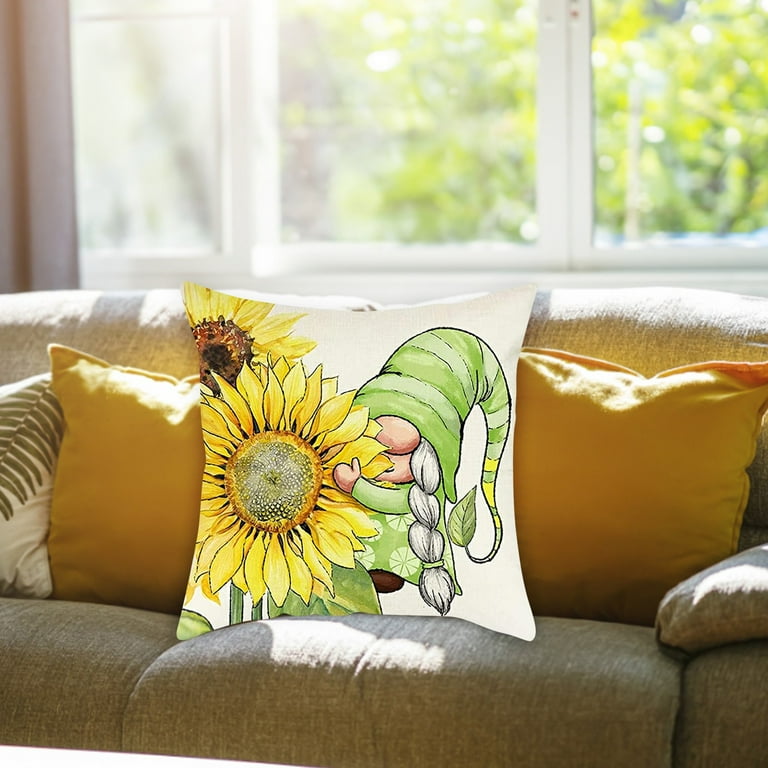 Pianpianzi Big Sofa Pillows Extra Large Couch Faux Throw Summer Sunflower Home Er Decorative Cushion Pillowcase Com