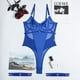 thumbnail image 5 of Malla de empalme de una pieza de lencería mujer ajustable Snap Crotch Backless Correa Body con muslo Loop, 5 of 7