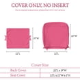 thumbnail image 6 of Pakunoda 22" X 22" Outdoor Deep Seat Cushion Replacement Slipcovers, 6 Set of Waterproof Patio Furniture Cushion Covers, Outdoor Cushion Covers with Zipper for Patio Furniture, Pink, 6 of 7
