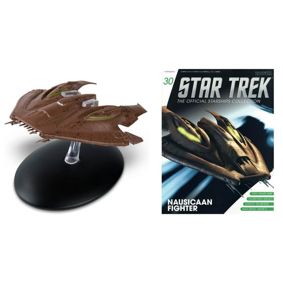 Star Trek - Nausicaan Fighter w/ Magazine #30 Eaglemoss Official Starships