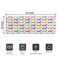 thumbnail image 5 of Colorful Funny Dachshund Door Rugs,Washable Non Slip Door Mats Indoor,Decorative Door Mats,Entry Mat Indoor for Entrance,Bedroom,Kitchen,Bathroom,16"x47", 5 of 6