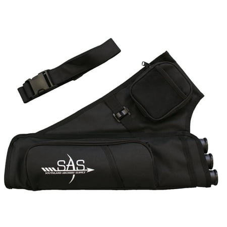 Adult Target Quiver - SAS 3 Tube Archery Target Quiver with Belt