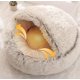 thumbnail image 3 of Cesta Mullida para Gatos Antiestrés Cama para Perros Extra Suave y Relajante Sofá XL Cómodo Lavable Hogar, Cojín, Antideslizante (50 cm, Marrón),, 3 of 5