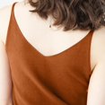 thumbnail image 5 of Camisole Tank Tops for Women Sleeveless V Neck Ribbed Knit Vest Top 2026 Summer Fashion Clothing Coffee XL, 5 of 9