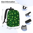 thumbnail image 5 of Rateoe Happy St. Patrick's Day5 Pattern Student Backpack Water-resistant Backpack 15-inch Laptop Backpack Lightweight Adjustable School Backpack, 5 of 6