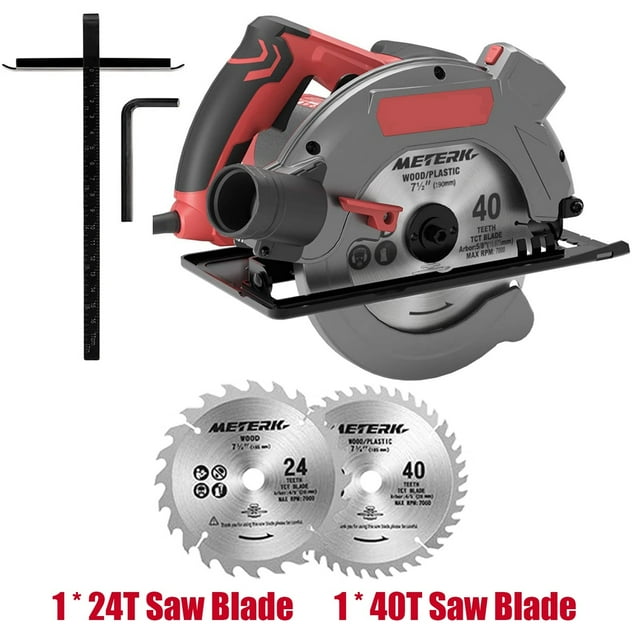 1500W Electric Circular Saw 5000RPM 190mm Saw Aluminum Body Portable Cutter Carpentry Cutting Tools Woodworking Table Saw