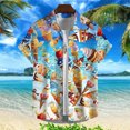 thumbnail image 2 of Camisa hawaiana con estampado 3D de helado para hombre, blusa con gráfico costero, camisas de manga corta para playa, surf, vacaciones de verano, 2 of 4