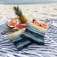 thumbnail image 5 of Outdoor Pillow Cover Abstract Art Set of 2 Waterproof Throw Pillowcases Beach Waves Decorative Patio Furniture Pillows for Couch Garden Indoor & Outdoor Use, 5 of 9
