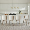 thumbnail image 2 of CHITA Swivel Counter Height Bar Stools with Bentwood Back, 2 of 8