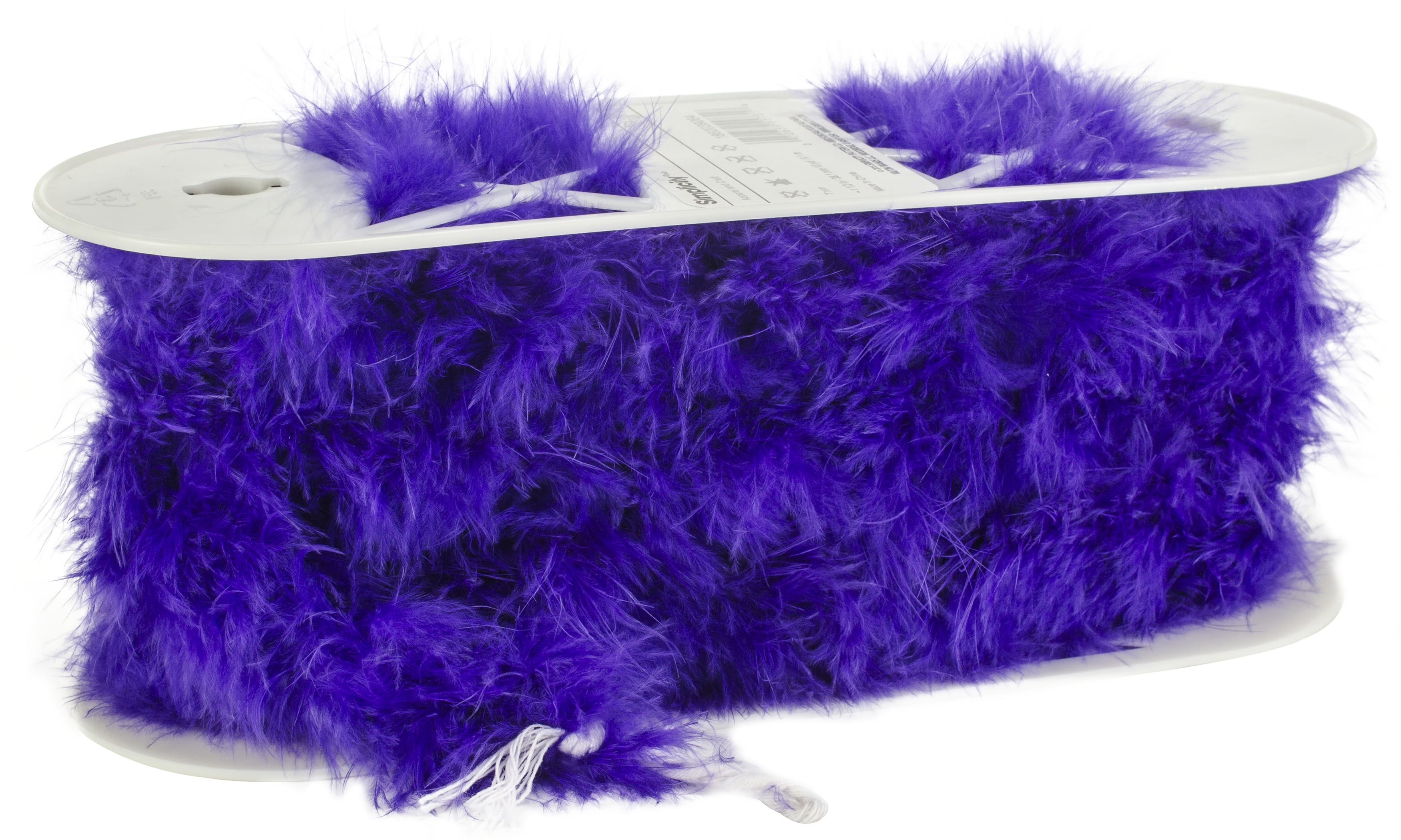 Simplicity Marabou Feather Boa Trim 1.5"X10ydPurple