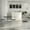 Black, variant on Yaheetech 3 Piece Modern Round Dining Table Set with Steel Legs, White