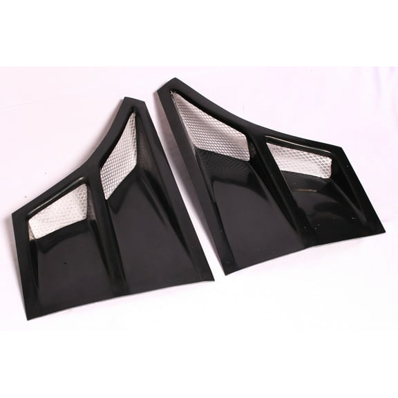 Intake Scoop Side Air Front Fender Vents Glass Hood Fiberglass FIT Universal Car