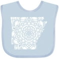thumbnail image 3 of Inktastic Arkansas Silhouette Mandala Boys or Girls Baby Bib, 3 of 4