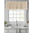 thumbnail image 4 of Valance Curtains for Kitchen Windows Pure Color Colors Of Light CharcoalRod Pocket Valance Simple BackgroundShort Window Curtain Topper for Bedroom Living Room Bathroom 54x18in,1&nbsp;Panel, 4 of 9