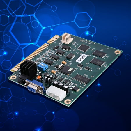 Dimension One Circuit Board 60 in 1 Multi Game Board Game Player Mainboard Circuit Board Support CGA/VGA Monitors ()