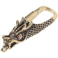 thumbnail image 1 of Porte-clés Tête de Dragon avec Clip Mousqueton Porte-Clés Rétro Voiture, 1 of 8