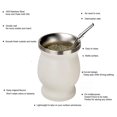 thumbnail image 2 of Juego de tazas de té de calabaza Yerba Mate de doble pared, taza de agua y café con 2 bombillas, cuchara y pajita, 2 of 5