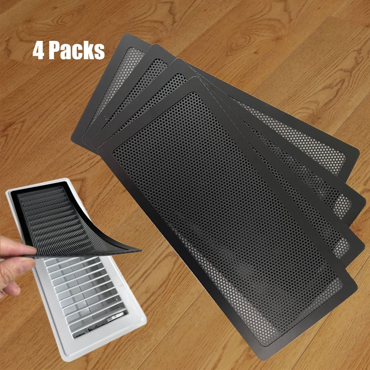 Floor Register Vent Cover Happon 4"x10" Air Vent Screen Mesh