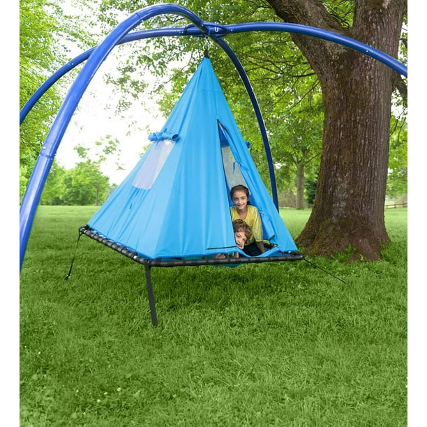 Sky Tent and Sky Dome Arched Stand Special for Kids Outdoor Play, Blue