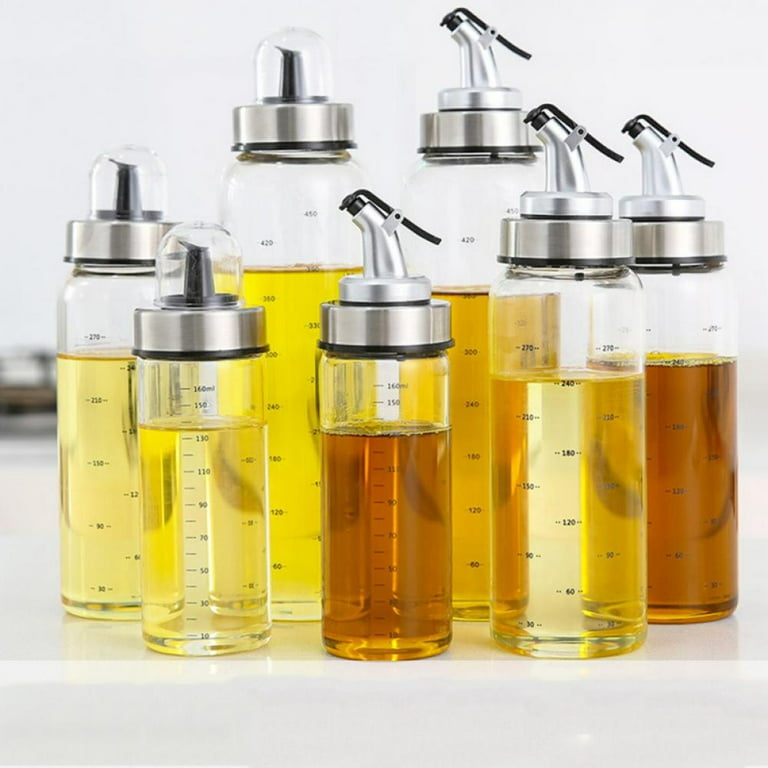 Poura Glass Olive Oil Bottle Drizzler with Oil Pourer Spout - Hygienic Open  and Close Pourer Prevent…See more Poura Glass Olive Oil Bottle Drizzler