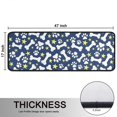 thumbnail image 5 of Kitchen Rugs Sets Of 2,Paw Print Dog Bone Anti Fatigue Kitchen Mat Rugs Non Slip Washable,Decorative Kitchen Floor Mats for Kitchen,Sink,Laundry,17"x47"+17"x47", 5 of 5