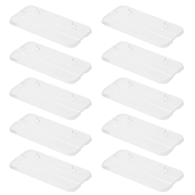 Phenofice 30Pcs Universal Clear Plastic Action Figure Stand Bases Easy Assembly for Collectible Displays