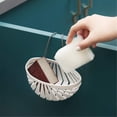 thumbnail image 3 of Estante para fregadero de cocina de 2 piezas, soporte para esponja de jabón y escurridor, cesta colgante, organizador de cocina, accesorios para fregadero, organizador para fregadero de cocina y baño., 3 of 5