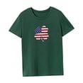 thumbnail image 4 of Camiseta para mujer, cómoda camiseta de verano con cuello redondo para acampar, desplazarse, uso diario XL, 4 of 7