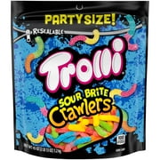 Trolli Sour Brite Crawlers, Gummy Worm Candy, 45 oz