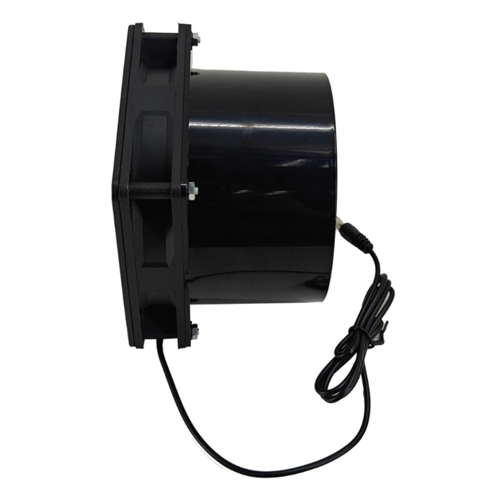 Whatever You Like-12V Exhaust Fan with Duct Flange - 3000 RPM Ventilator for Kitchen, Bathroom, Dog House, Chicken Coop, Greenhouse - Solar Panel Compatible"}