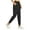 Black, variant on Women Cargo Hiking Pants Lightweight Joggers Women Workout Pants Outdoor Quick Dry Lounge Trousers