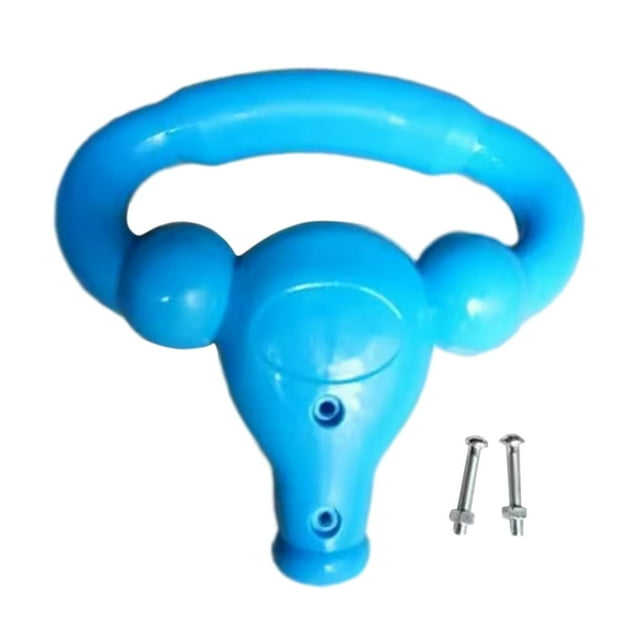 Triciclos para niños con manija de empuje y apoyabrazos, ligeros, extensores de manija para triciclos. Azul