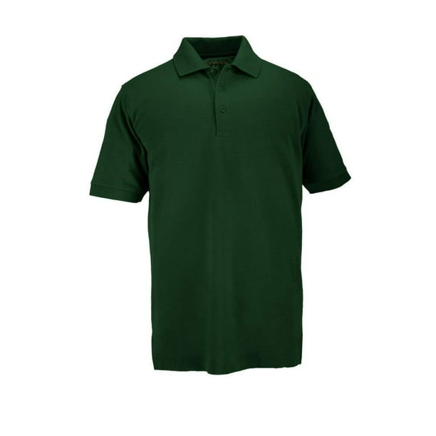 Short Sleeve Professional Polo Shirt, LE Green - Walmart.com - Walmart.com