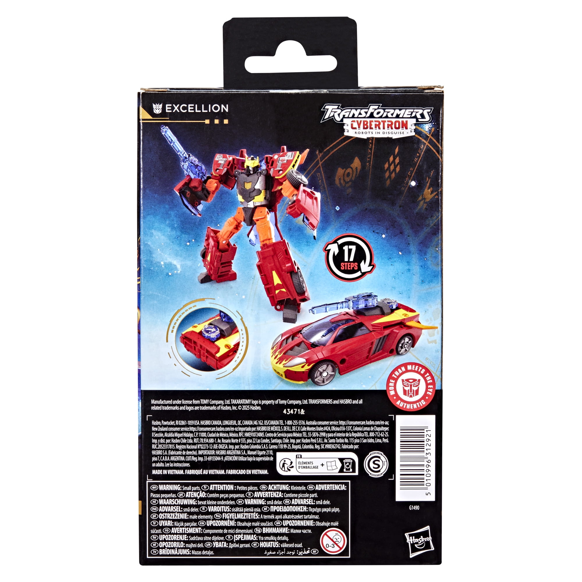 Transformers Age of the Primes Deluxe Class Transformers: Cybertron Excellion 5.5 Inch Action Figure, Ages 8 and up