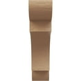 thumbnail image 2 of 8"W x 32"D x 32"H Thin New Brighton Rough Cedar Woodgrain TimberThane Corbel, Primed Tan, 2 of 6