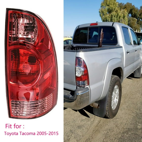 Fit for 05-15 Tacoma Tail Light Housing Assembly RH, Rear Right Passenger Side Tail Lamp without Bulbs