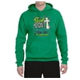 thumbnail image 2 of God Didn't Bring You This Far To Leave You Religious Inspirational/Christian Unisex Graphic Hoodie Sweatshirt, Kelly, X-Large, 2 of 3