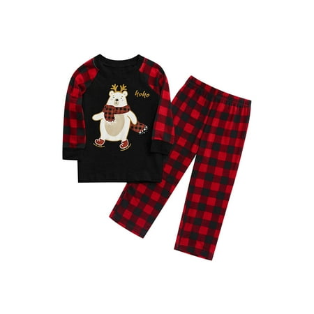 

Wodstyle Christmas Pyjamas Xmas Family Matching Adult Kids Baby Outfits Sleepwear Loungewear Suits