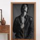 thumbnail image 1 of Cortina para puerta de Damon Salvatore, cortina opaca con estampado de patrón, cortina divisoria para habitación, tapiz para decoración del hogar, 34" de ancho x 56" de largo, 1 of 7