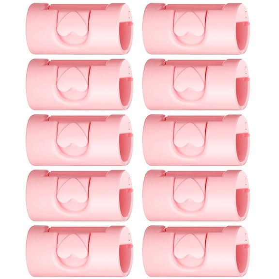 10 Pcs Peel Sheet Holder Compact Bed Sheet Clips 4.2X2.1X2.1CM Pink