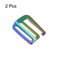 thumbnail image 3 of Unique Bargains 1.5' Webbing Release G Hook Buckle Adjuster for Backpack Strap, 2Pack Multicolor, 3 of 6