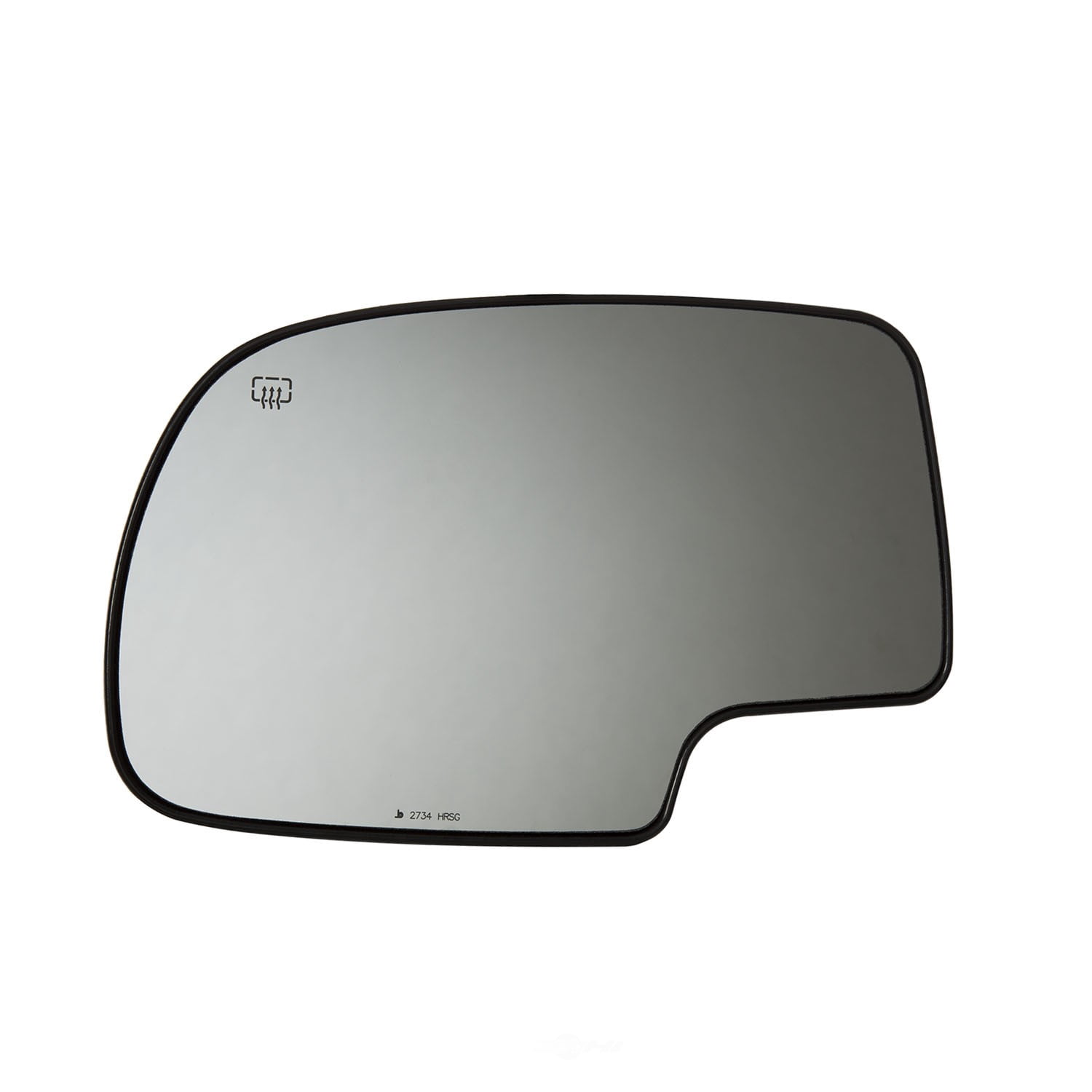 Burco Side View Mirror Replacement Glass with Motor Mount Plate - Clear Glass - 2734HRSG