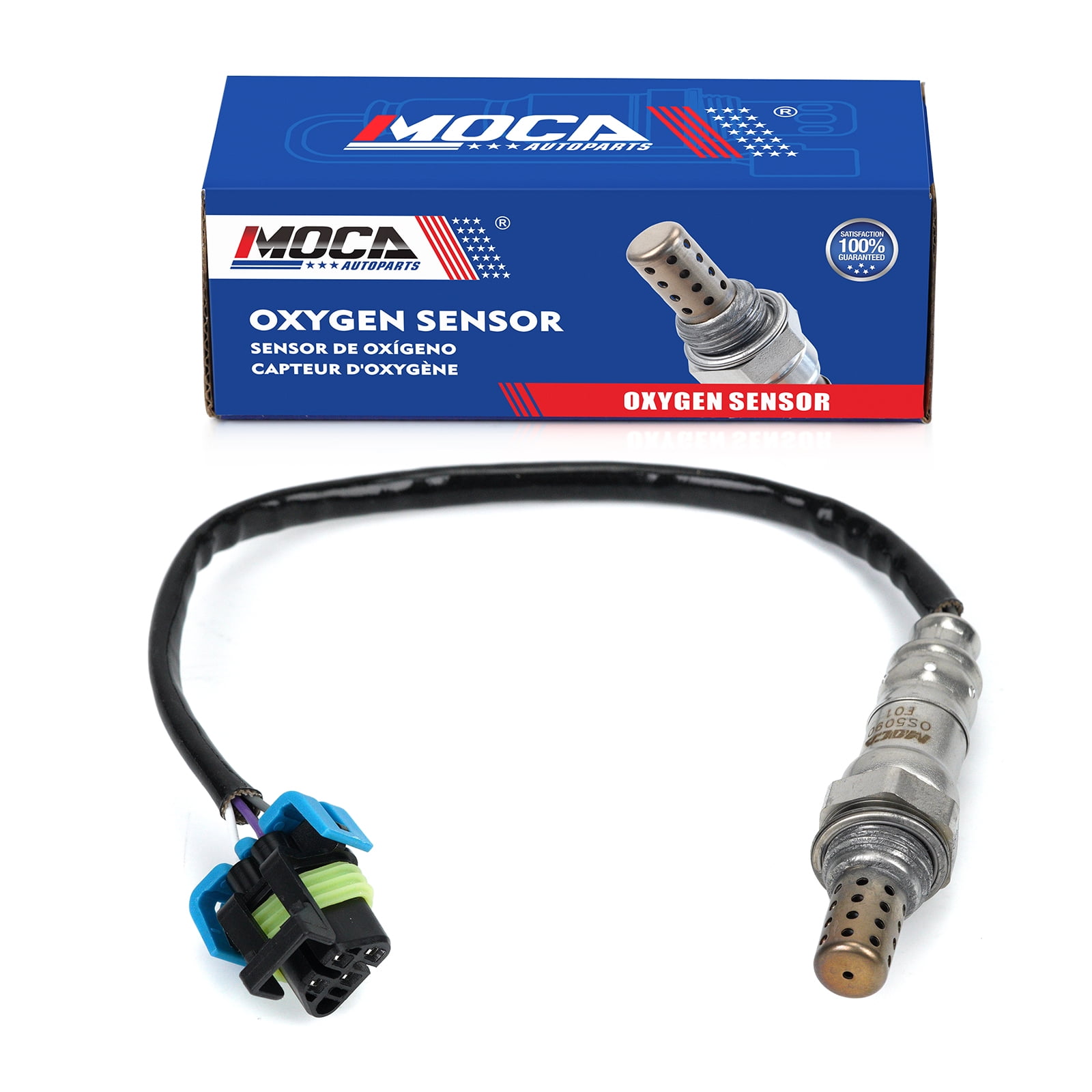 MOCA 4-Pack Oxygen Sensor Set (Upstream & Downstream) For 2014-2020 Chevy Silverado, GMC Yukon, Cadillac Escalade 5.3L/6.2L